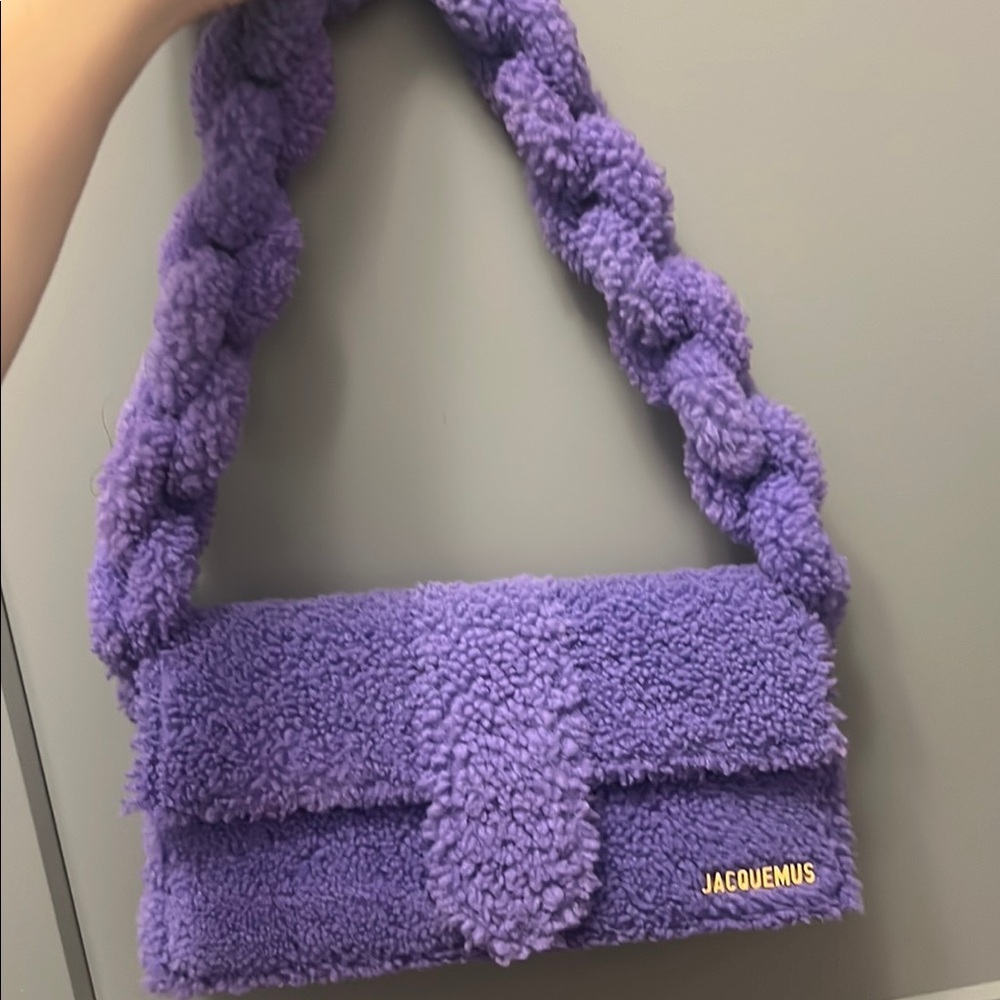Jacquemus shearling Purple Women's Bag